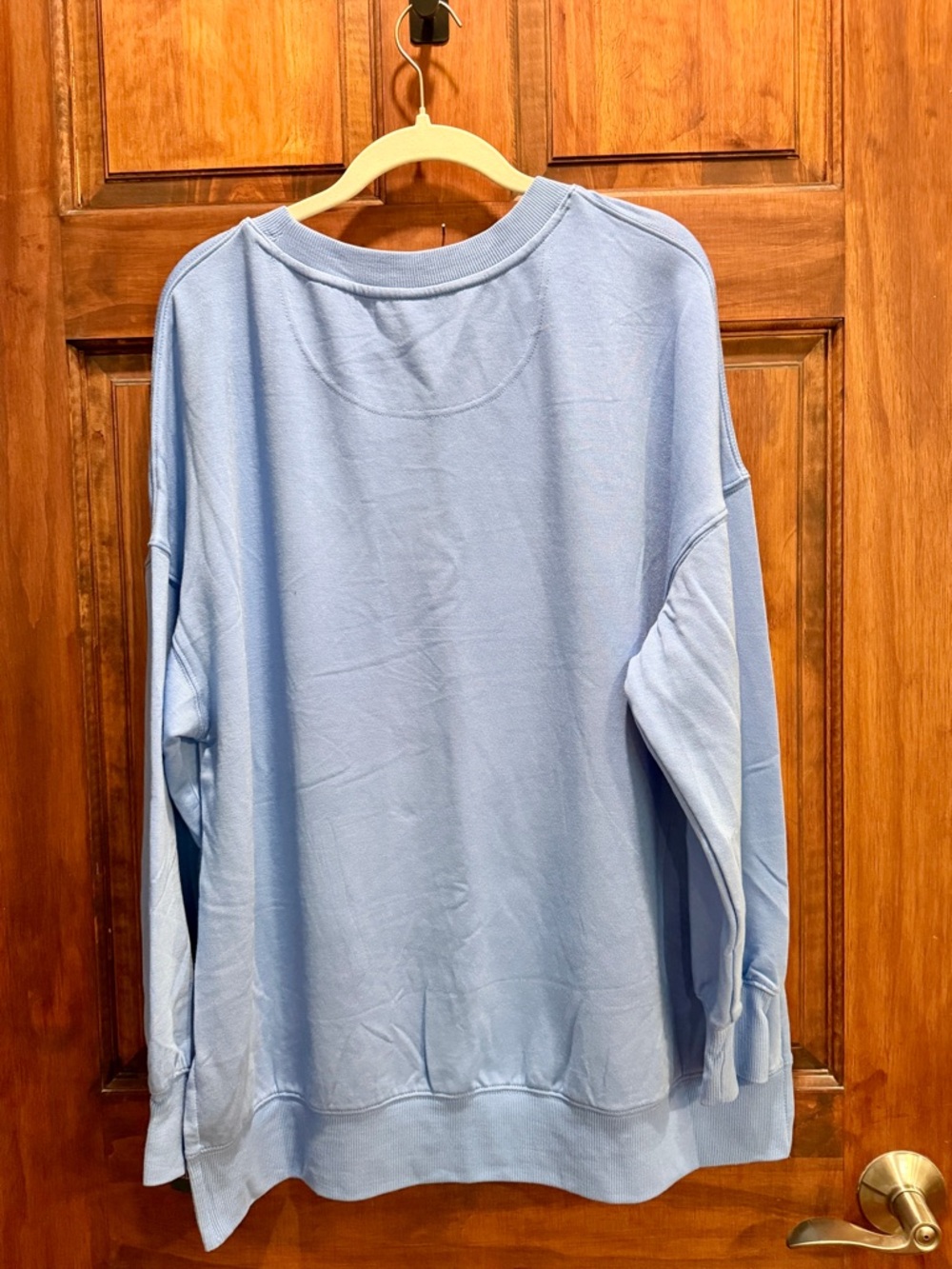 wild fable Light Blue Pullover Sweatshirt